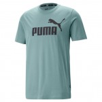 4k PUMA 586667-75 ESS LOGO T-shirt - turquoise